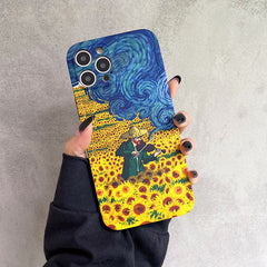 Funda para iPhone con girasoles de Van Gogh