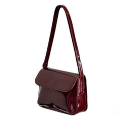 Bolso lacado rojo estilo vintage