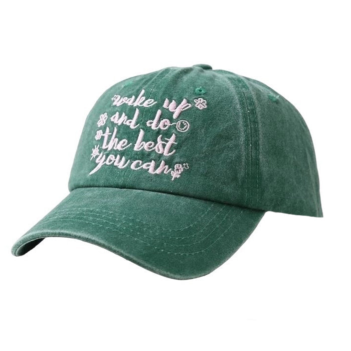 Wake Up Call Baseball Cap