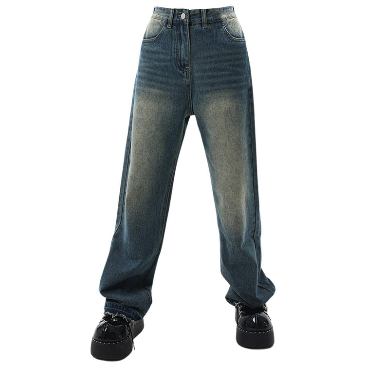 Jeans mit weitem Bein „Wash Me Out“