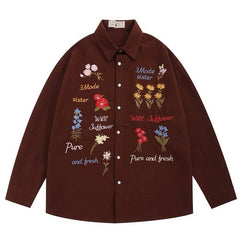 Wildflowers Embroidery Shirt