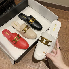 Casual Med Square Heel Loafers