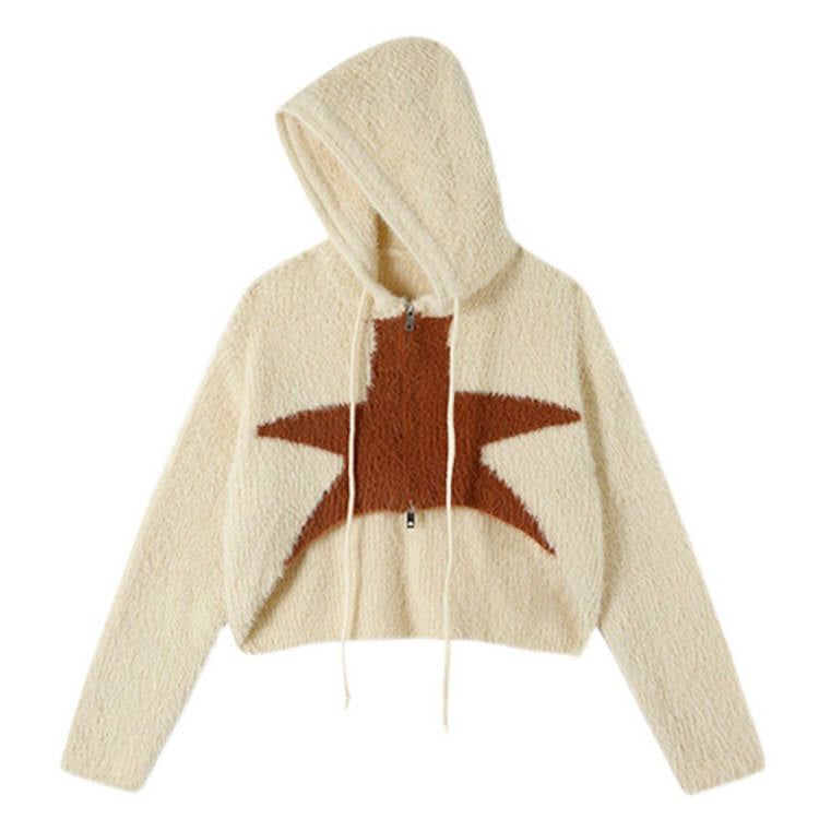 Sudadera con capucha y cremallera Star