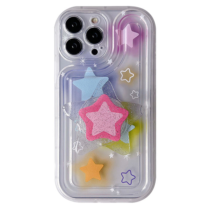 Y2K Glitter Star iPhone Case