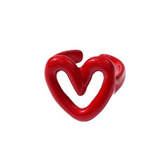 Y2K Heart Chunky Ring