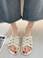 Braided Flat Bottom Beach Slippers