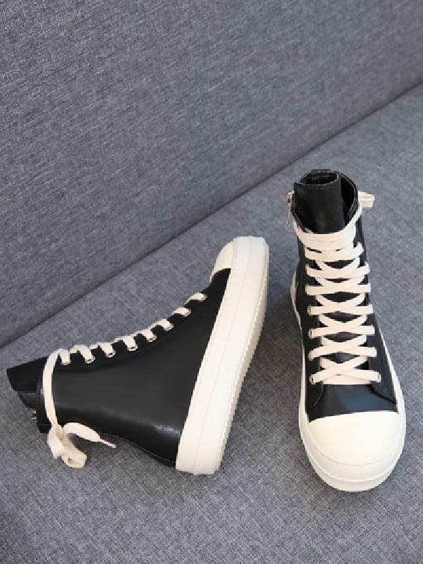 PU Hight Cut Casual Shoes