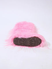 Warmth Thermal Fluffy Faux Fur Mid-calf Snow Boots