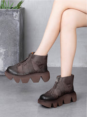 Botines de plataforma vintage 