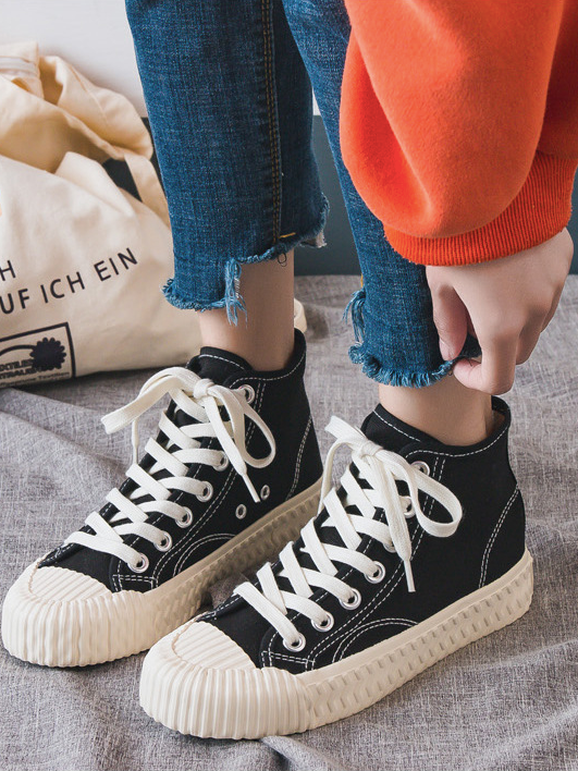 Casual Canvas High Top Sneakers