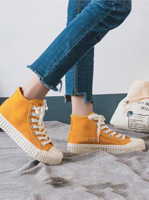 Casual Canvas High Top Sneakers