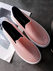 Solid Color Casual Comfortable Flat Shoes