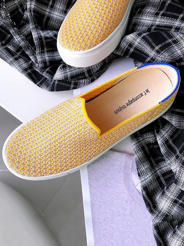 Solid Color Casual Comfortable Flat Shoes