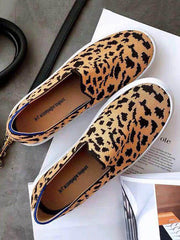 Leopard Print Casual Flat Shoes