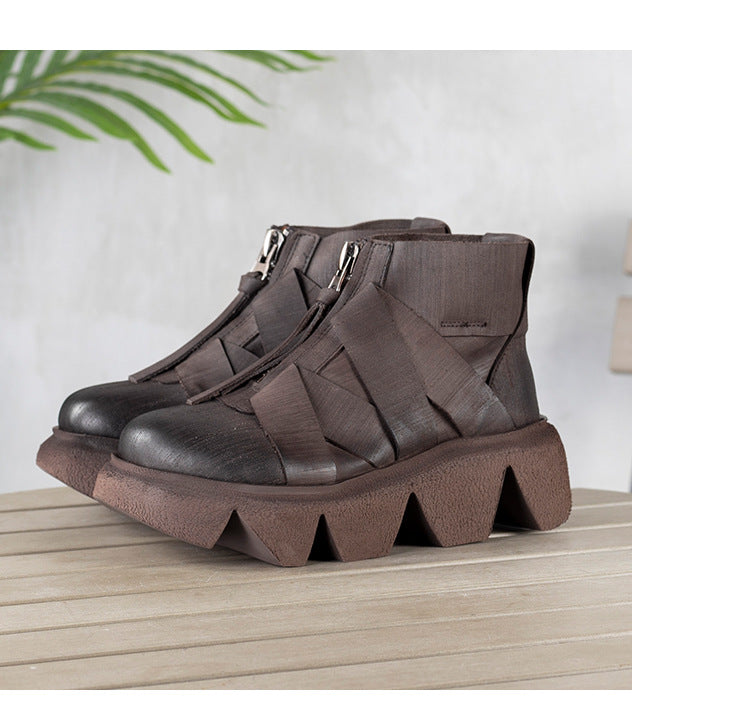 Botines de plataforma vintage 