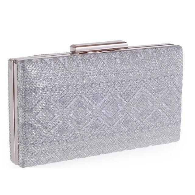 Clutch de fiesta de moda azul para mujer