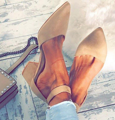 Women's Chunky Heel Pointed Toe Mid Heels