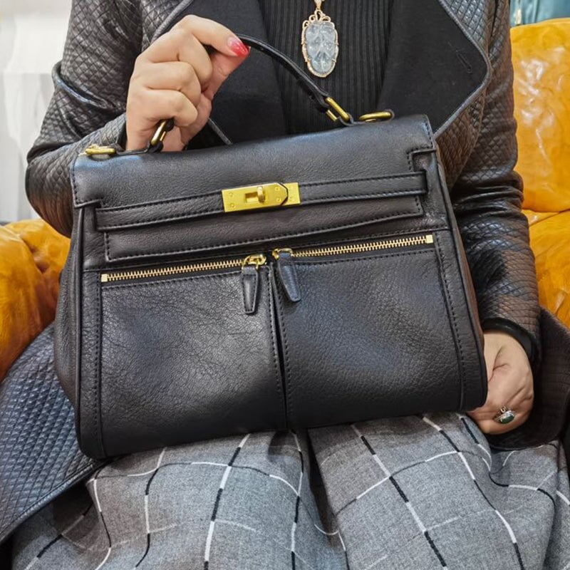 Bolso Kylie de piel de ciervo clásico