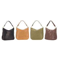 New Retro Vegetable Tanned Cowhide Shoulder's Bag