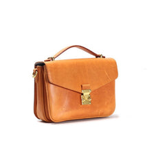 Vintage Vegetable Tanned Cowhide's Messenger Bag