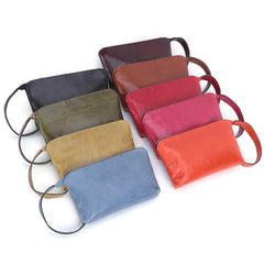 Solid Color's Coin Organizer Clutch Bag