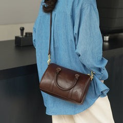 Classic Boston Casual And Versatile Shoulder Crossbody Bag