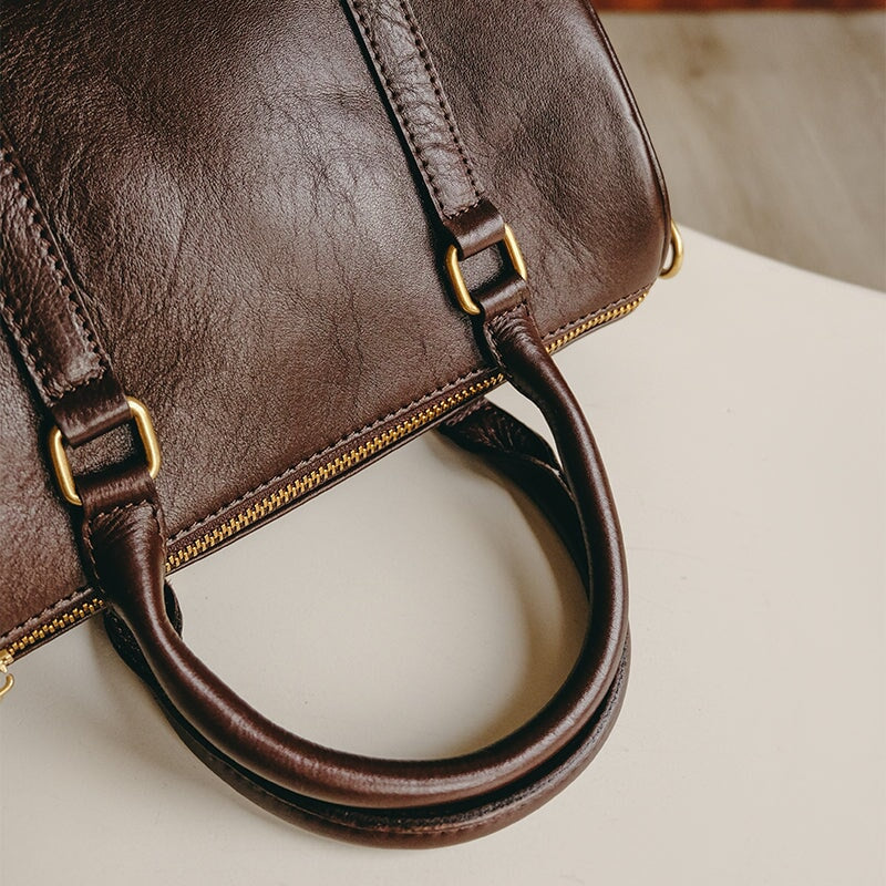 Classic Boston Casual And Versatile Shoulder Crossbody Bag