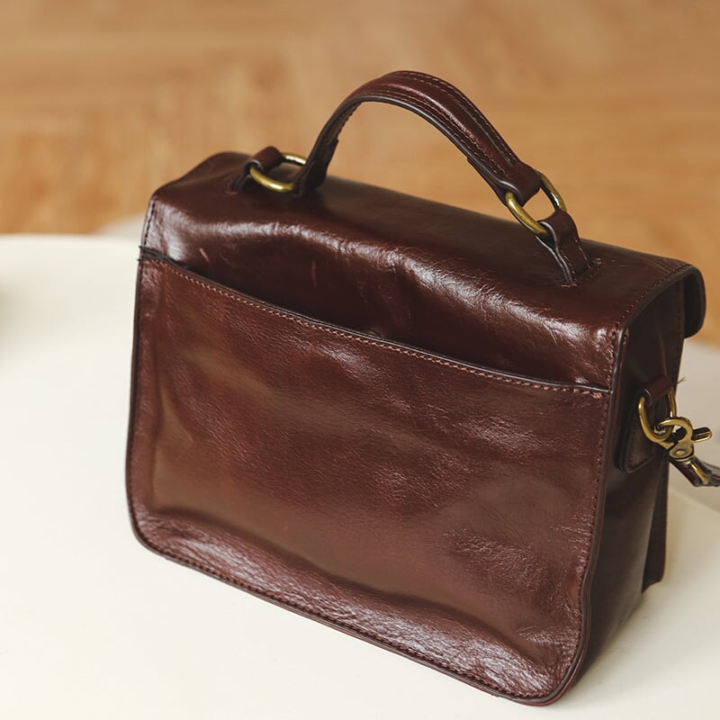 Retro's Handbag Crossbody Vegetable Tanned Messenger Bag