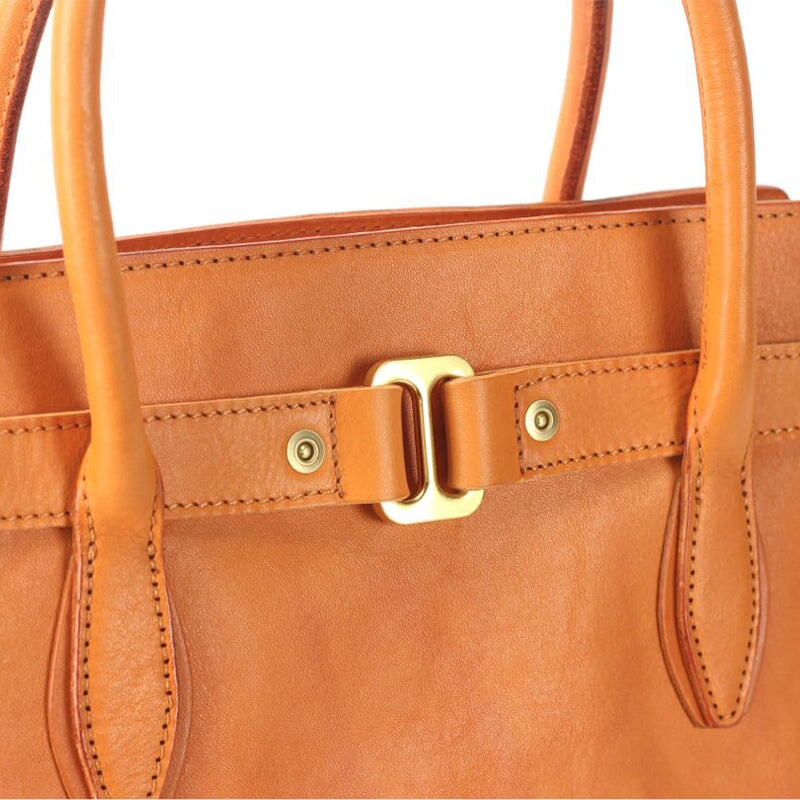 Classic Design Cowhide Ladies Shoulder Bag For Business