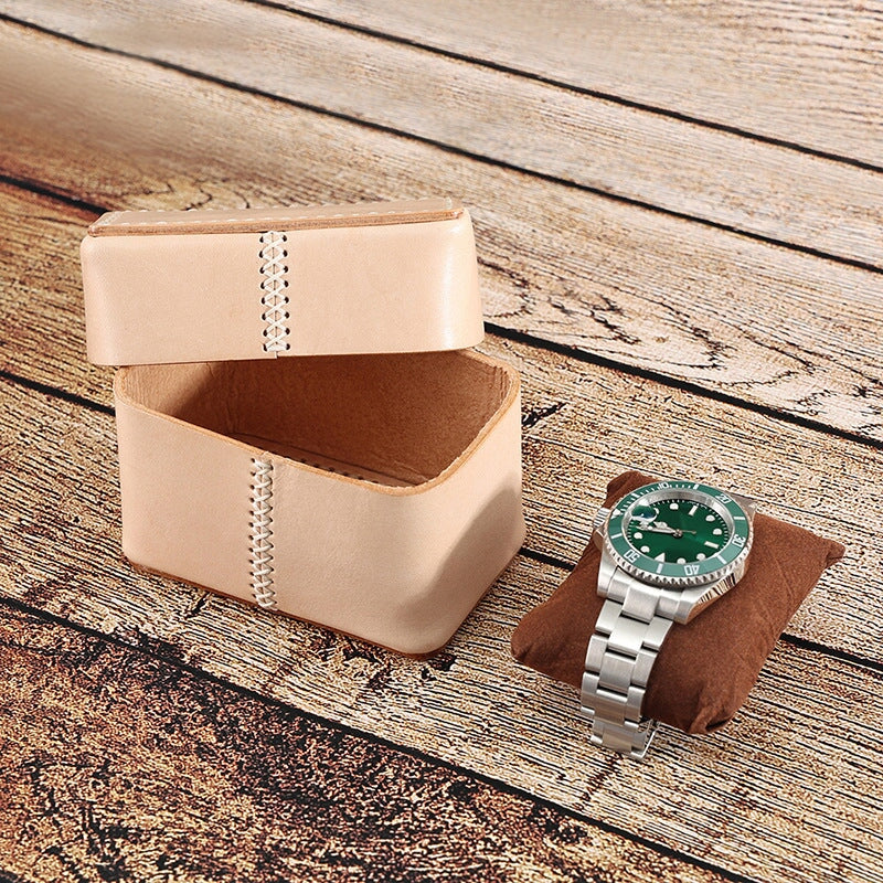 Vintage Square Portable Watch Storage Box