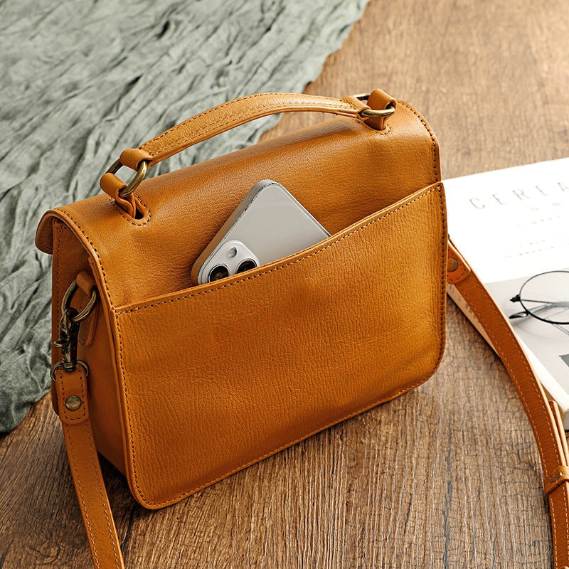 Retro's Handbag Crossbody Vegetable Tanned Messenger Bag