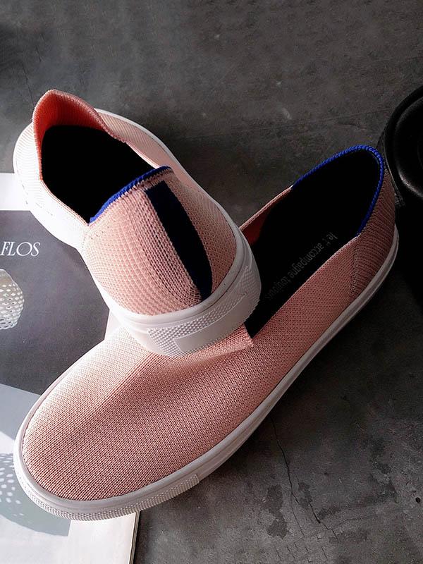 Solid Color Casual Comfortable Flat Shoes