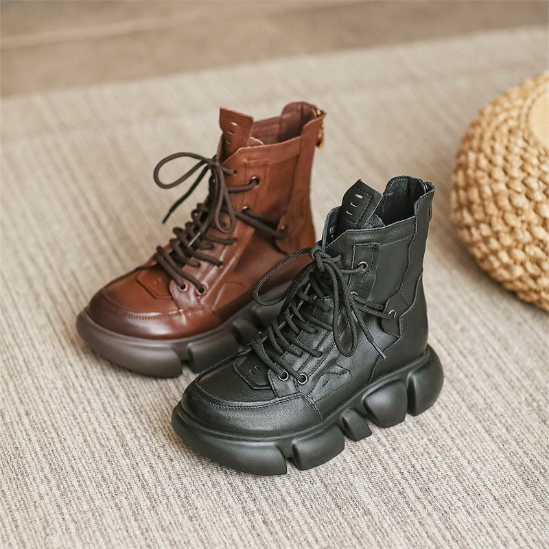 Lace up Martin Boots 40mm Platform Boots