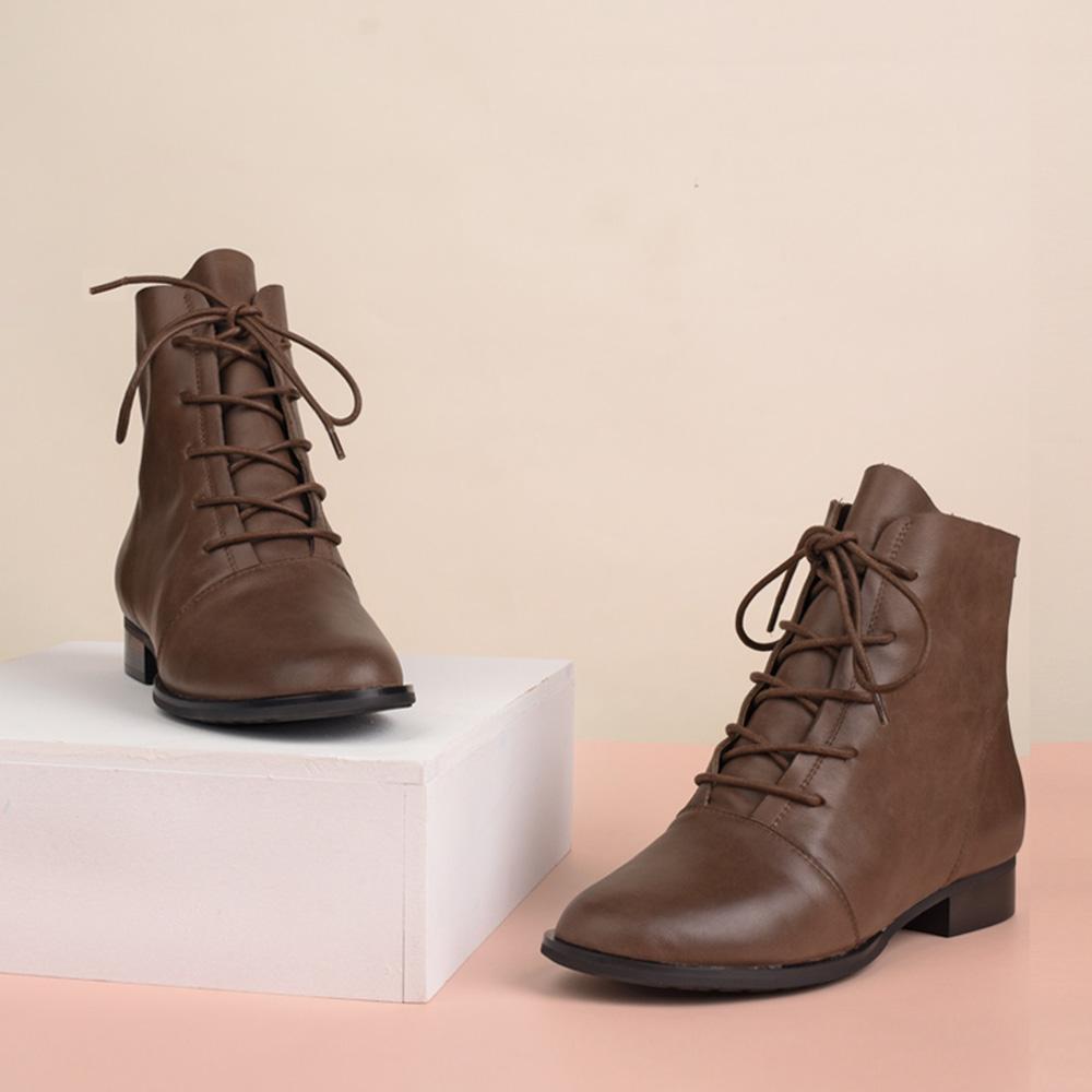 Martin Boots Lace Up Short Boots