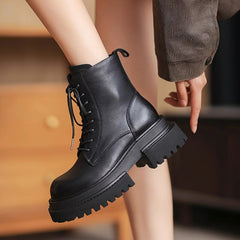 Lace up Martin Boots 60mm Platform Boots