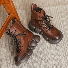 Botas Martin con cordones y plataforma de 40 mm