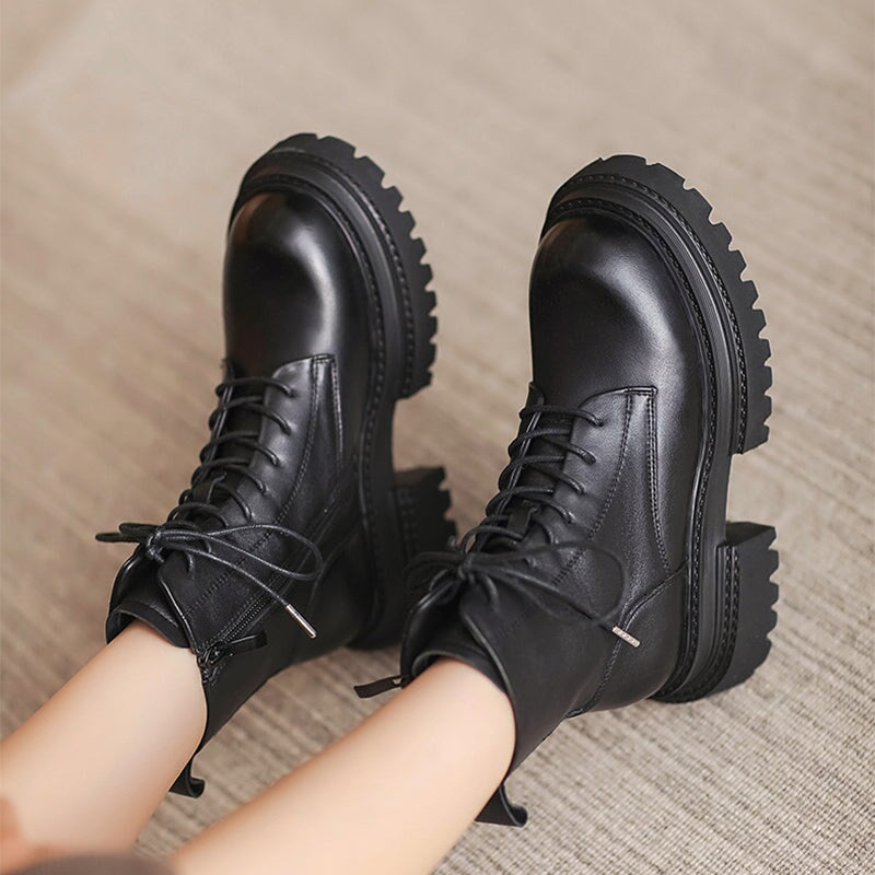 Lace up Martin Boots 60mm Platform Boots