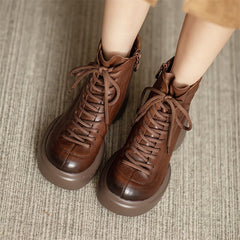 Botas Martin con cordones y plataforma de 65 mm