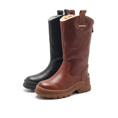 Womens Mid Calf Boots Snow Boots Have Fleece Lined for Cold Winter