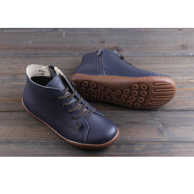 Retro Ankle Boots Casual Walking Boots Soft Sole Flats Loafers