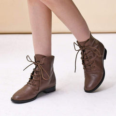 Martin Boots Lace Up Short Boots