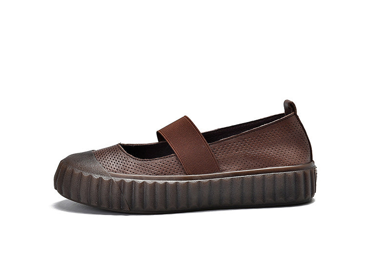 Damen Elastische, runde Zehenpartie, Low Top, Freizeitschuhe 