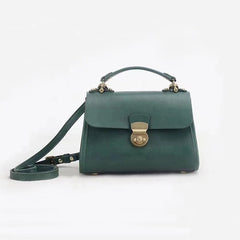 Bolso Cambridge retro de piel de vaca curtida vegetal