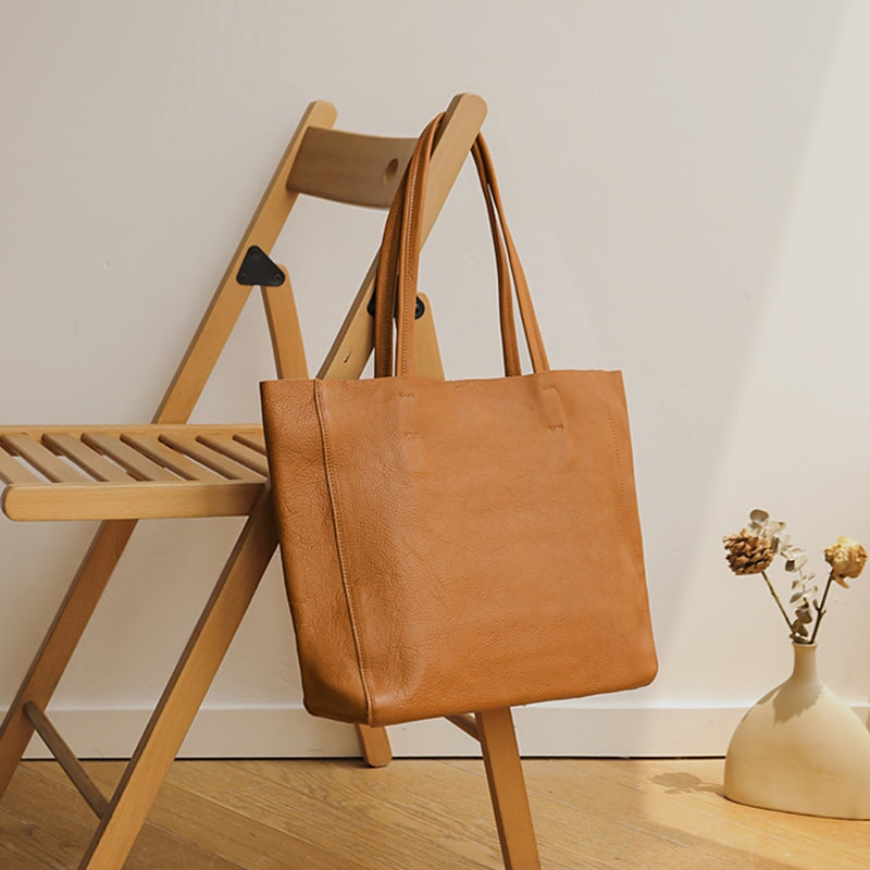 Neue literarische Handtasche, Vintage, weiche Oberfläche, Pendler-Einkaufstasche