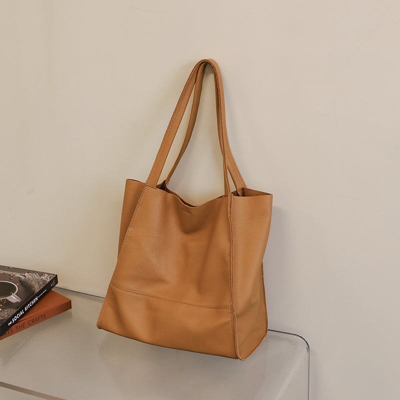 Minimalist Style Tote Bag Large Capacity Underarm Bag