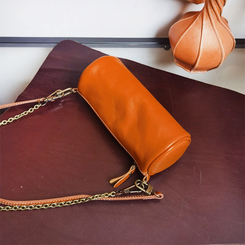 Bolso bandolera vintage curtido vegetal