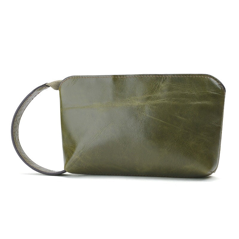 Solid Color's Coin Organizer Clutch Bag