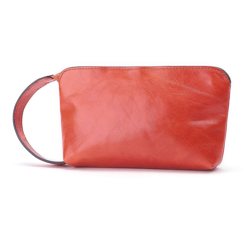 Solid Color's Coin Organizer Clutch Bag
