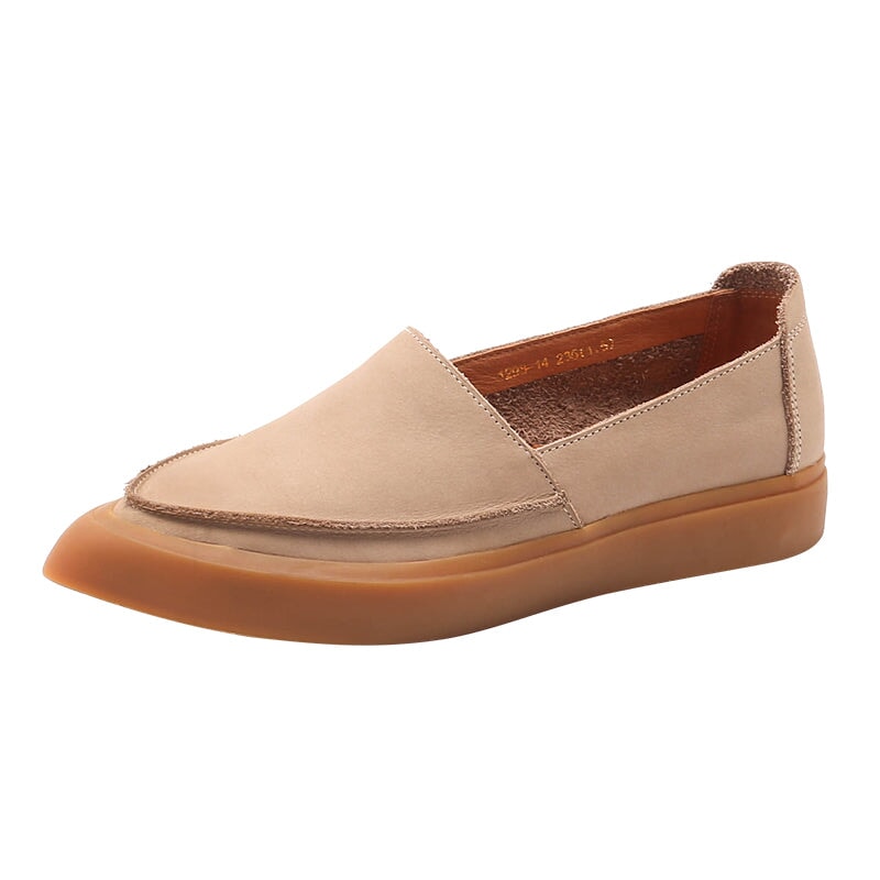 Witch Style Point Toe Soft Flat Loafers