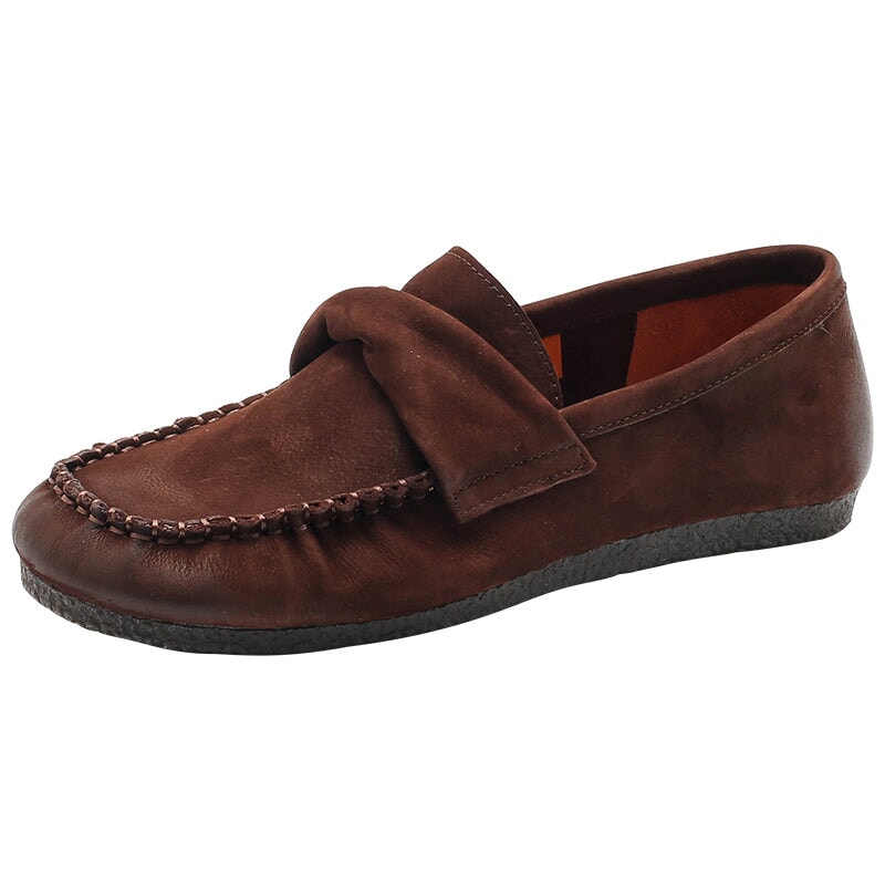Retro Suede Loafers